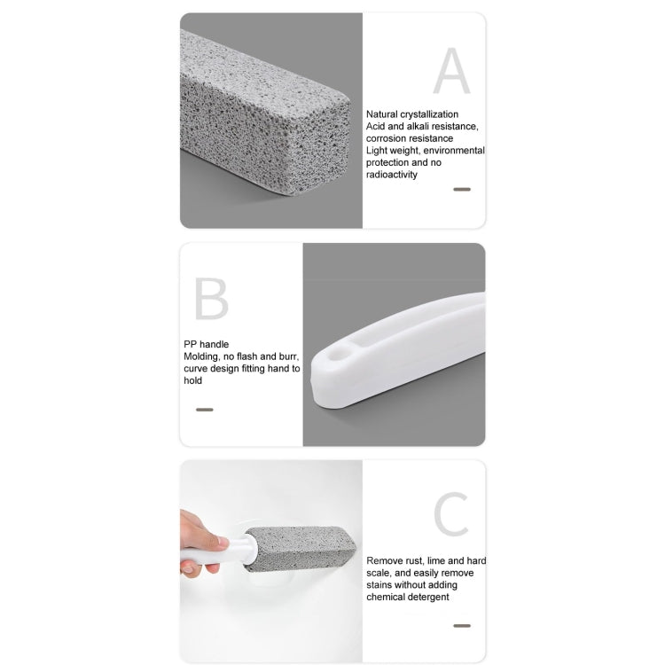 Pumice Toilet Brush Sink Scale Removal Rust Cleaning Brush Bathroom Oven Tile Stain Removal Stick