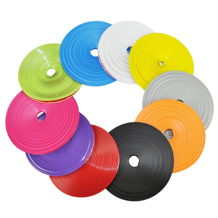 Car Wheel General TPE Protection Ring Bumper Wheel Decoration Modification Supplies, Pink, Purple, Black, Yellow, White, Orange, Gray, Red, Green, Blue