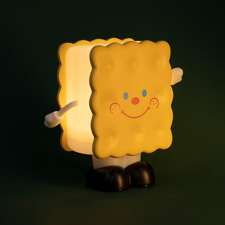 Biscuit Night Light USB Ornament Bedroom Bedside With Sleeping Night Light, L47 Biscuit