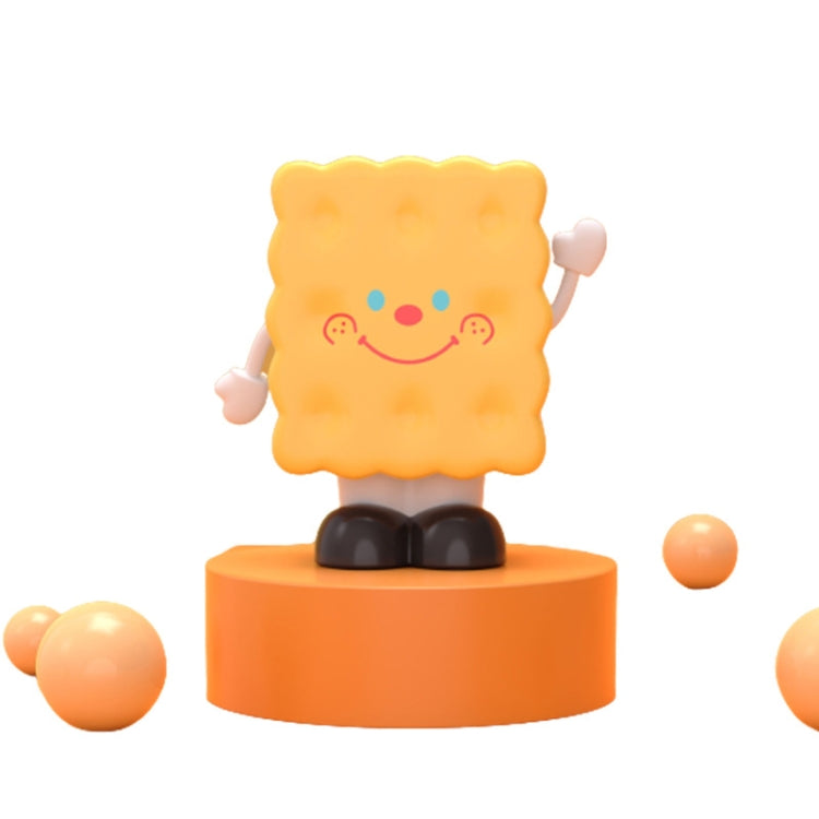 Biscuit Night Light USB Ornament Bedroom Bedside With Sleeping Night Light, L47 Biscuit