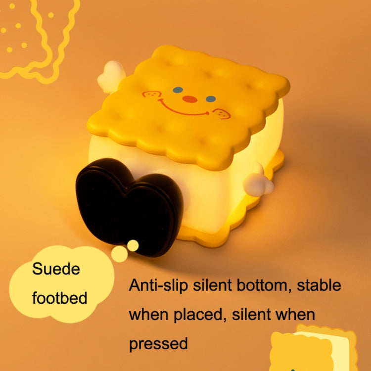 Biscuit Night Light USB Ornament Bedroom Bedside With Sleeping Night Light, L47 Biscuit