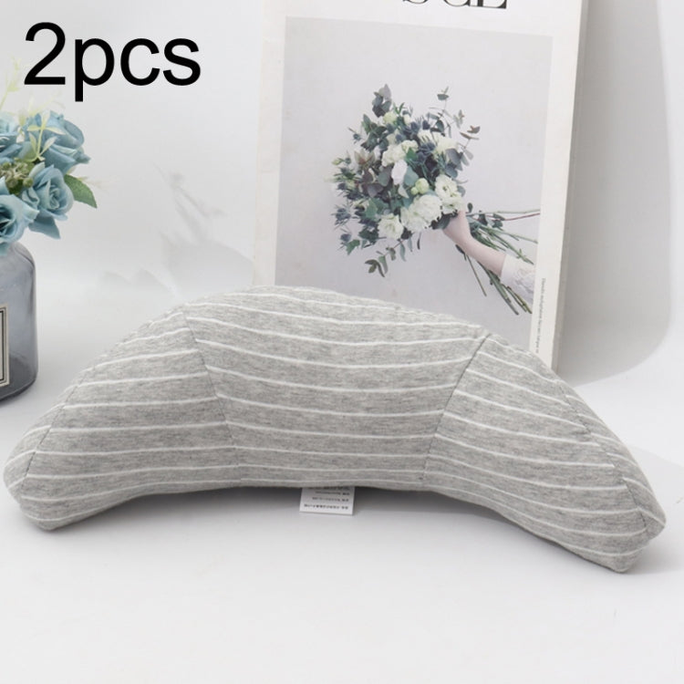2pcs Children Neck Headrest Comfortable Shoulder Cover Car Neck Guard Pillow, 2pcs (Gray Strip), 2pcs (Green Strip), 2pcs (Coffee Strip), 2pcs (Gray Stripe), 2pcs (Brown Stripe), 2pcs (Pink Stripe), 2pcs (Green Stripe), 2pcs (Blue Gray Strip)