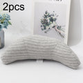 2pcs Children Neck Headrest Comfortable Shoulder Cover Car Neck Guard Pillow, 2pcs (Gray Strip), 2pcs (Green Strip), 2pcs (Coffee Strip), 2pcs (Gray Stripe), 2pcs (Brown Stripe), 2pcs (Pink Stripe), 2pcs (Green Stripe), 2pcs (Blue Gray Strip)