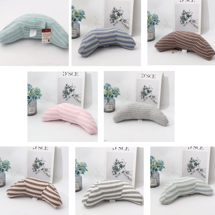2pcs Children Neck Headrest Comfortable Shoulder Cover Car Neck Guard Pillow, 2pcs (Gray Strip), 2pcs (Green Strip), 2pcs (Coffee Strip), 2pcs (Gray Stripe), 2pcs (Brown Stripe), 2pcs (Pink Stripe), 2pcs (Green Stripe), 2pcs (Blue Gray Strip)