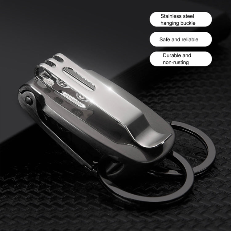 HONEST Metal Spring Clip Keychain Car Key Holder Waist Hanging Buckle