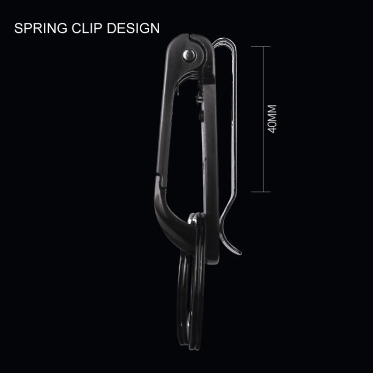 HONEST Metal Spring Clip Keychain Car Key Holder Waist Hanging Buckle