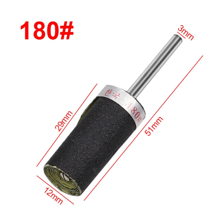 10pcs 3mm Handle Mirror Polishing Paper Stick, Mesh:, 180, 240, 320, 400, 600, 800, 1000, 1200, 1500, 2000