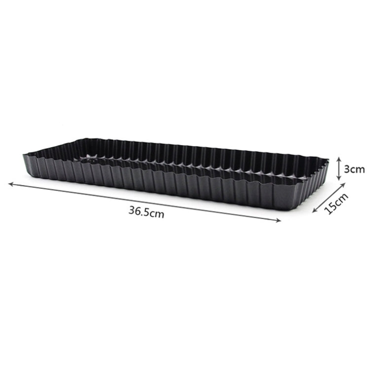 BM1026 14 inch Rectangular Toast Bread Pan Kitchen Ripple Cake Mold, Rectangular