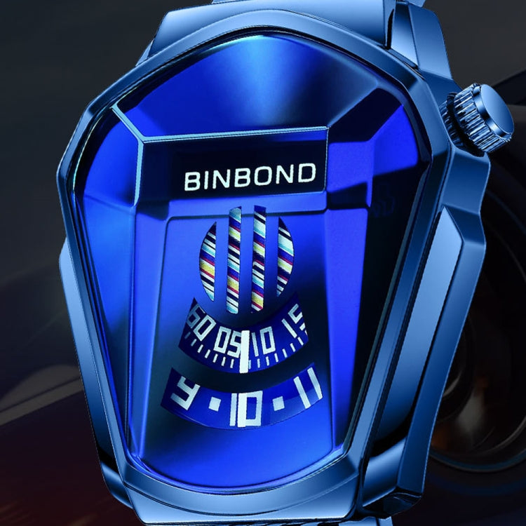 BINBOND Locomotive Concept Steel Belt Watch Men Live Black Technology Watch, Steel Belt White Steel White Face, Steel Belt Blue Steel Blue Face, Steel Belt Full Gold-Blue Face, Steel Belt Full Gold Gold Face, Steel Belt Black Stee Blue Face            ...