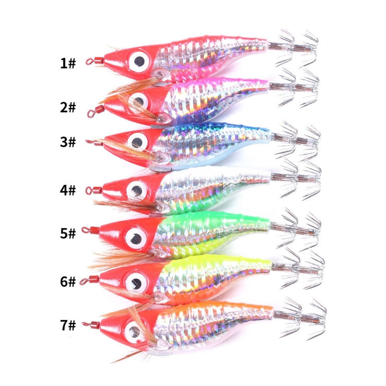 HENGJIA SJ023 Luminous Horizontal Shrimp Squid Hook Bionic Bait, SJ023 (3), SJ023 (4), SJ023 (5), SJ023 (6), SJ023 (7), SJ023 (1), SJ023 (2)