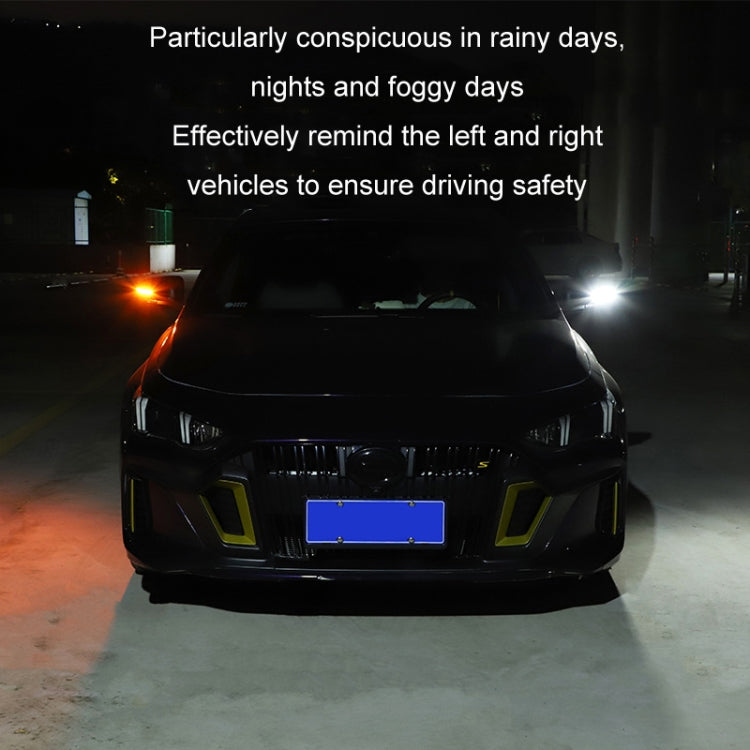 Car Rearview Mirror Decoration LED Streamer Turn Signal, Length： 14cm A Pair, 14cm A Pair, 18cm A Pair