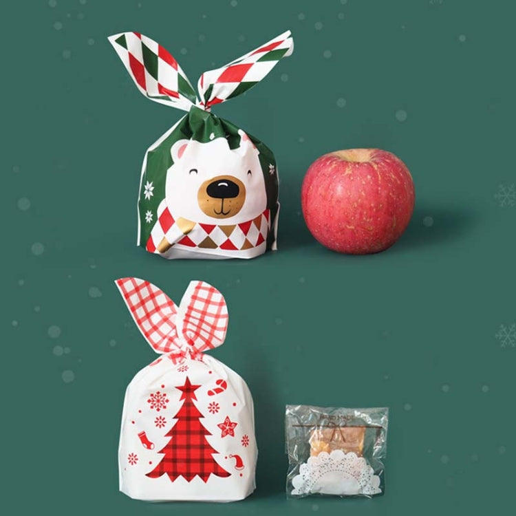 1bag Candy Packaging Bags Baking Biscuit Gift Bags, Colorful Abstract Strip, Green White Cat, Red Fried Egg, Year Rabbit, Little Rabbit and Bear, White Christmas Boy Girl, White Rainy Animal, Green Scarf Bear, Space Rabbit, Red Snow Carnival           ...