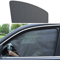Car Sunshade Magnetic Iron Reflective Mesh Gauze Sunscreen Heat Insulation Sunshade Baffle, Front Window Driving, Front Window Co-driving, Rear Window Square