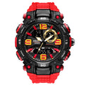 SMAEL 1921 Men Dual Movement Sports Watch Multifunctional Time Night Light Alarm Student Wrist Watch