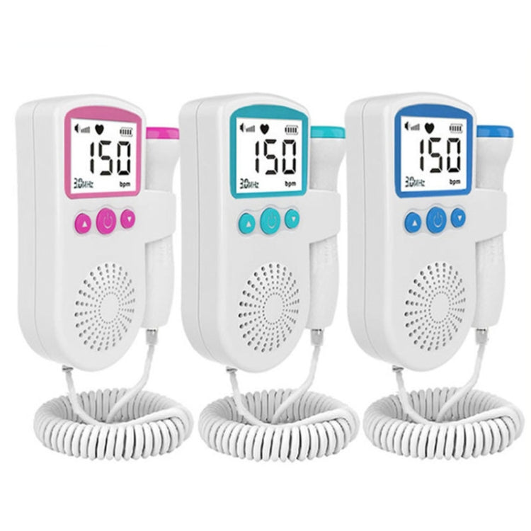 B3 Home Doppler Ultrasound Handheld Fetal Heart Pregnant Women Fetal Heart Monitor, B3(Green), B3(Blue)