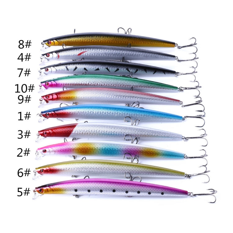 HENGJIA MI101 18cm 26g Long-distance Casting Sea Fishing Fake Lures Minnow Baits, MI101 (8), MI101 (9), MI101 (10), MI101 (5), MI101 (1), MI101 (2), MI101 (3), MI101 (6), MI101 (10 Colors)