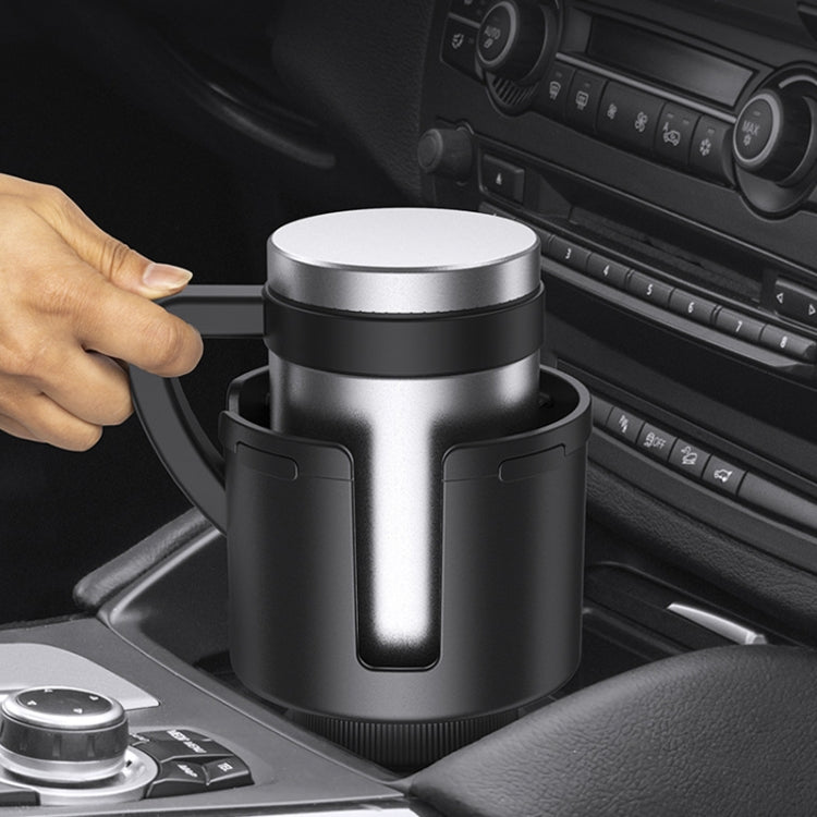 2 in 1 Car Center Console Water Cup Holder Multi-purpose Storage Box