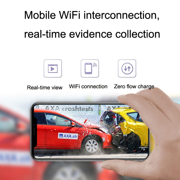 Hidden Driving Recorder WiFi Phone Connecting Car Parking Monitoring 1080P HD Recorder, M1, M8