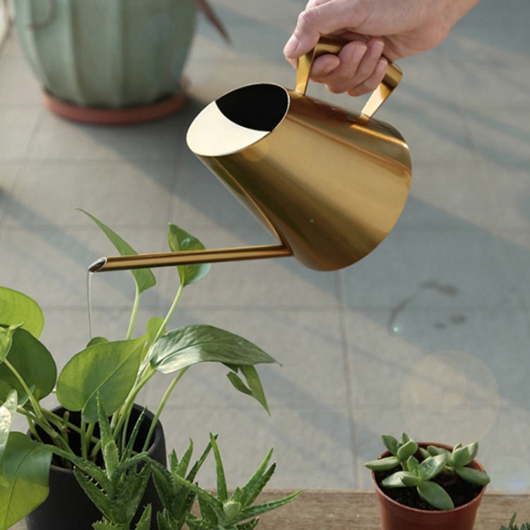 Household Gardening Stainless Steel Long Spout Watering Pot, 900ML, 1500ML