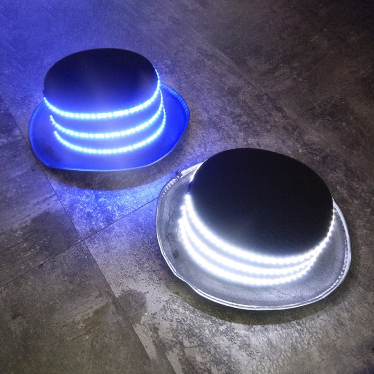 00068 LED Bar Luminous Jazz Hat Stage Magic Show Props, Red, White, Blue, Green, Pink, Red Flashing, White Flashing, Blue Flashing, Green Flashing, Pink Flashing