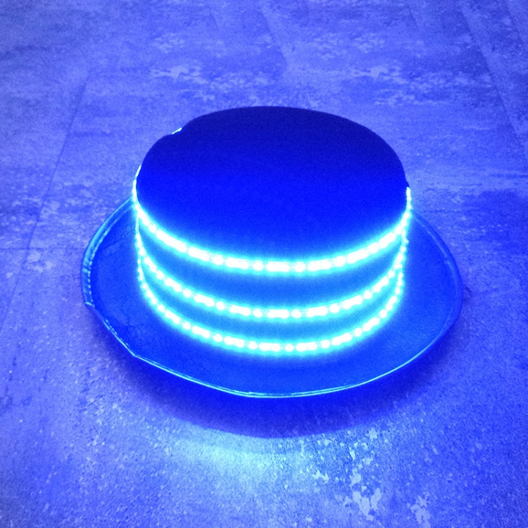 00068 LED Bar Luminous Jazz Hat Stage Magic Show Props, Red, White, Blue, Green, Pink, Red Flashing, White Flashing, Blue Flashing, Green Flashing, Pink Flashing