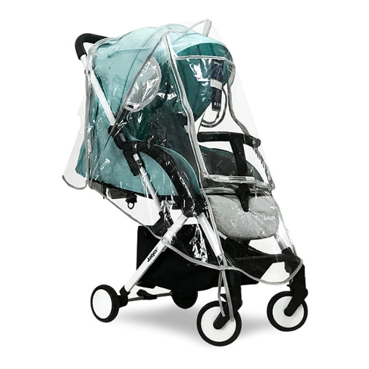 Baby Stroller Rain Cover Windproof Dustproof Raincoat High Landscape Special Rain Cover, EVA Half Open Window Rain Cover, EVA Double Open Zipper Rain Cover