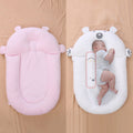 Newborn Baby Anti-startle Landing Wake-up Sleeping Cushions Spitting Milk Slope Pad, Pad Bean Velvet Pink, Pad Bean Velvet Blue, Pad Sky Silk Green