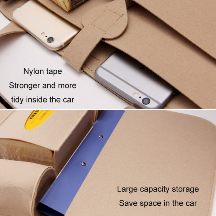 Car Multifunctional Seat Back Storage Hanging Bag, 40x56cm