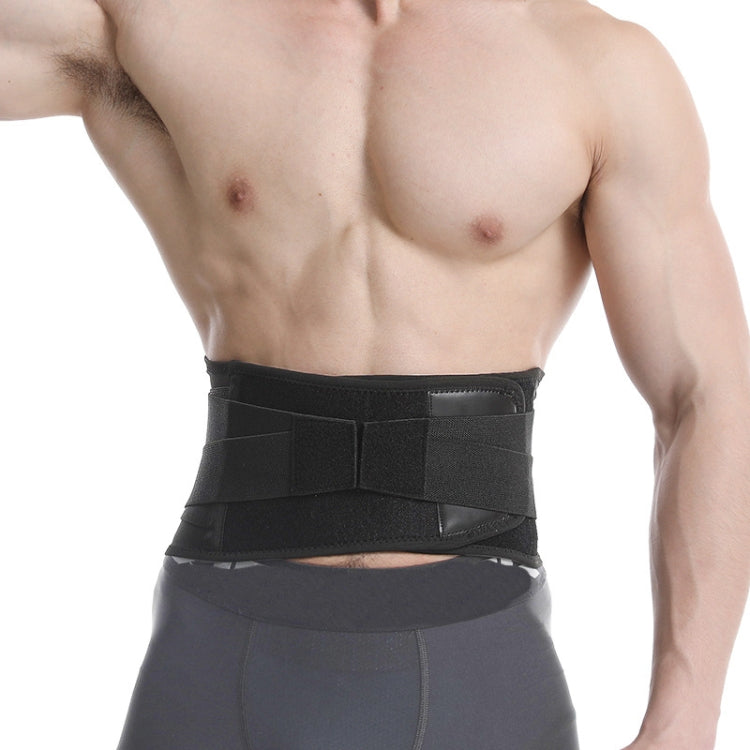 Men Steel Plate Squatting Weightlifting Exercise Use Waist and Abdominal Belt, Size:, M, L, XL