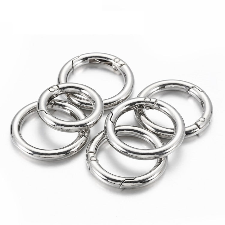 20pcs Zinc Alloy Spring Ring Metal Open Bag Webbing Keychain, 4 Points Silver, 3 Points Silver, Inch 2 Silver, 5 Points Light Gold, 5 Points Black, 5 Points Silver, 6 Points Light Gold, 4 Points Light Gold, 6 Points Black, Inch 2 Black, 6 Points Silver...