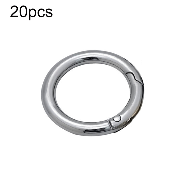 20pcs Zinc Alloy Spring Ring Metal Open Bag Webbing Keychain, 4 Points Silver, 3 Points Silver, Inch 2 Silver, 5 Points Light Gold, 5 Points Black, 5 Points Silver, 6 Points Light Gold, 4 Points Light Gold, 6 Points Black, Inch 2 Black, 6 Points Silver...