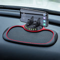 Car Center Console Mobile Phone Anti-skid Mat Temporary Parking Number Plate, Number Plate+Bracket Mat