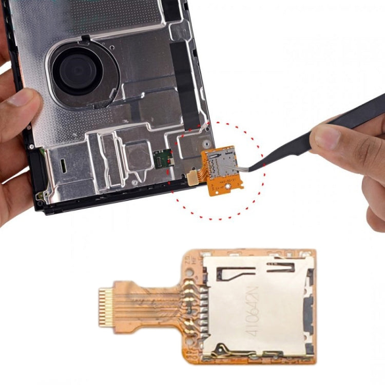 For Nintendo 3DS XL TF Card Slot With Flex Cable, TF Card Slot