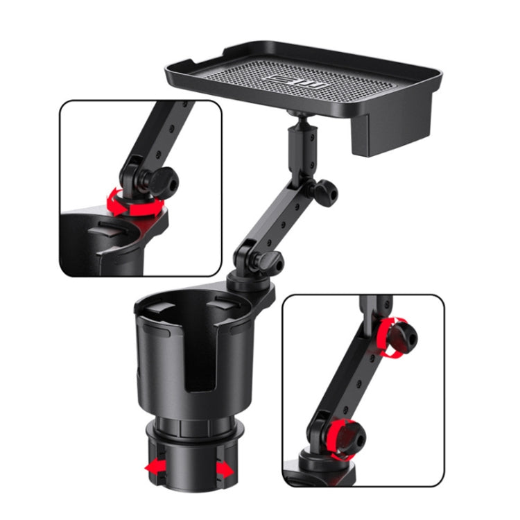 SHUNWEI 2pcs Car Multi-Function Cup Holder Plate Drink Rack, SD-1058