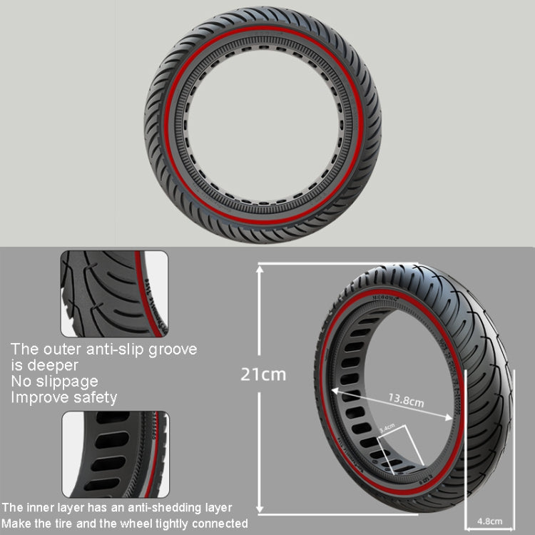 Electric Scooter 8 inch Honeycomb Solid Tire For Xiaomi M365/M365 Pro /1S/Pro2/Essential, Inner Honeycomb Yellow, Inner Honeycomb Black, Inner Honeycomb Red, Inner Honeycomb Blue