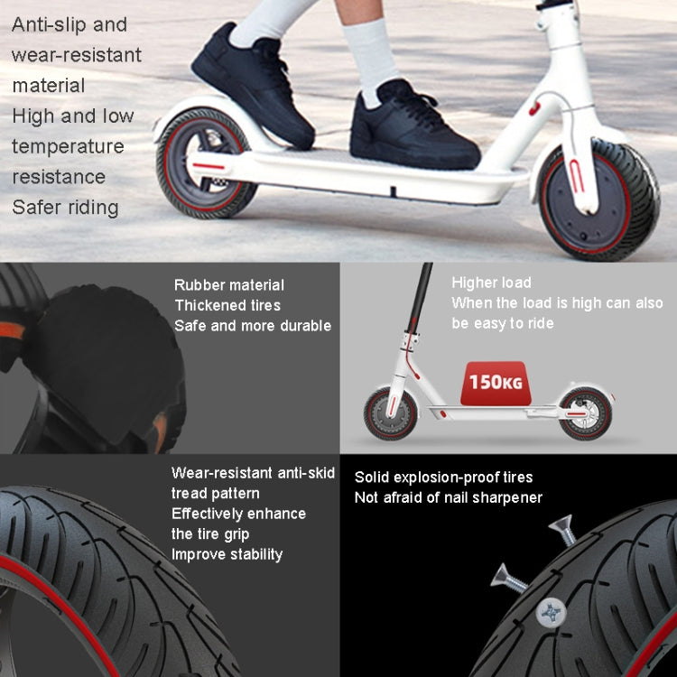 Electric Scooter 8 inch Honeycomb Solid Tire For Xiaomi M365/M365 Pro /1S/Pro2/Essential, Inner Honeycomb Yellow, Inner Honeycomb Black, Inner Honeycomb Red, Inner Honeycomb Blue