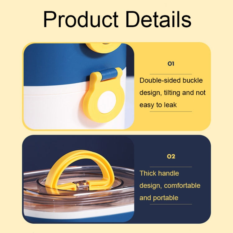Large Capacity Oval Divided Portable Office Insulation Lunch Box, 600ml (Stainless Blue), 600ml (Stainless Yellow), 600ml (Stainless Purple), 1.2L (Stainless Blue), 1.2L (Stainless Yellow), 1.2L (Stainless Purple), 600ml (Plastic Blue)                 ...