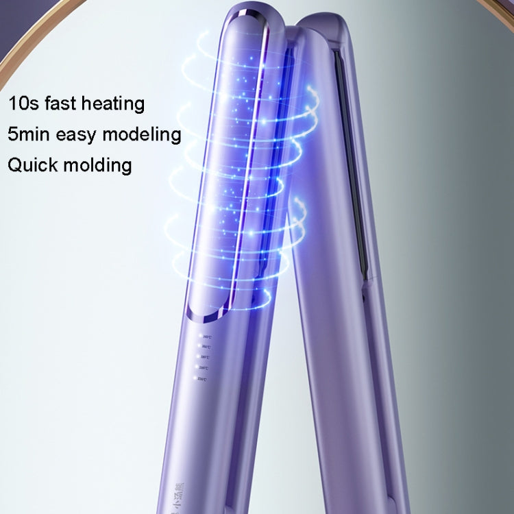 LTBEAR Negative Ion Straightening Curling Hair Wet and Dry Clipper Anti Hot Curling Iron, CN Plug, LTBEAR (Purple), LTBEAR (Ivory White), LTBEAR (Champagne)