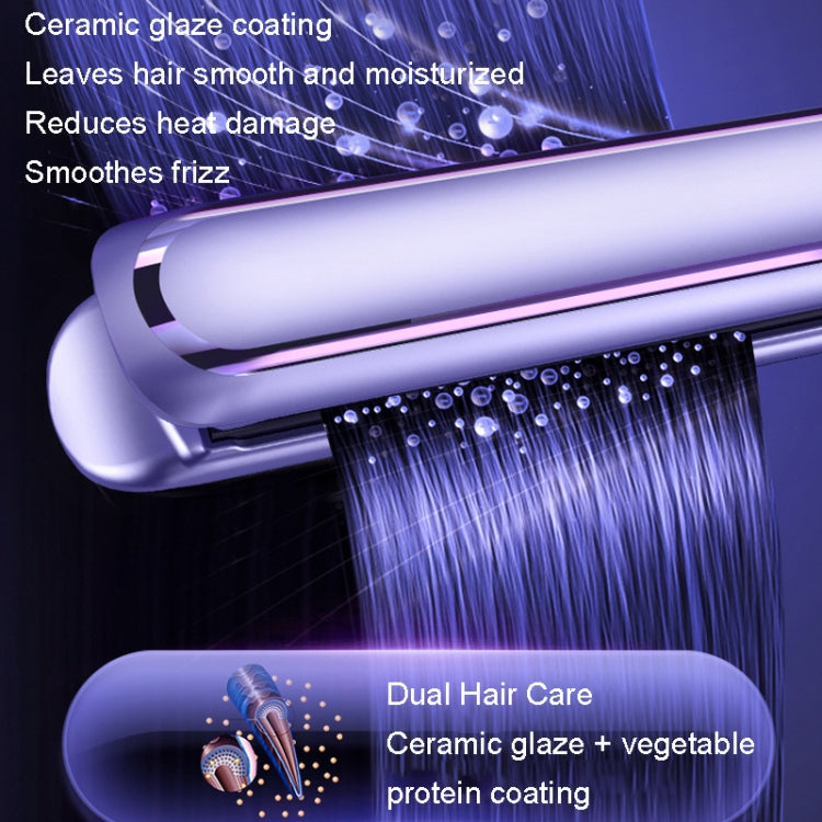 LTBEAR Negative Ion Straightening Curling Hair Wet and Dry Clipper Anti Hot Curling Iron, CN Plug, LTBEAR (Purple), LTBEAR (Ivory White), LTBEAR (Champagne)
