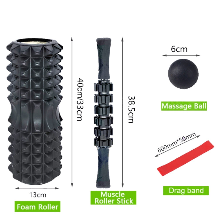 Crescent Hollow Foam Roller Yoga Column Set Fitness Muscle Relaxation Massager Set, 3pcs/set, 4pcs/set, 5pcs/set, 6pcs/set