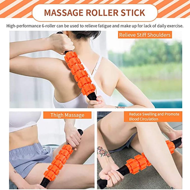 Crescent Hollow Foam Roller Yoga Column Set Fitness Muscle Relaxation Massager Set, 3pcs/set, 4pcs/set, 5pcs/set, 6pcs/set
