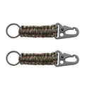 2pcs Outdoor Climbing Eagle Beak Buckle Umbrella Rope Hand-Woven Key Hanging Buckle, Hanging Buckle(Army Green Camouflage), Hanging Buckle(Black+Orange), Hanging Buckle(Black), Hanging Buckle(Army Green)