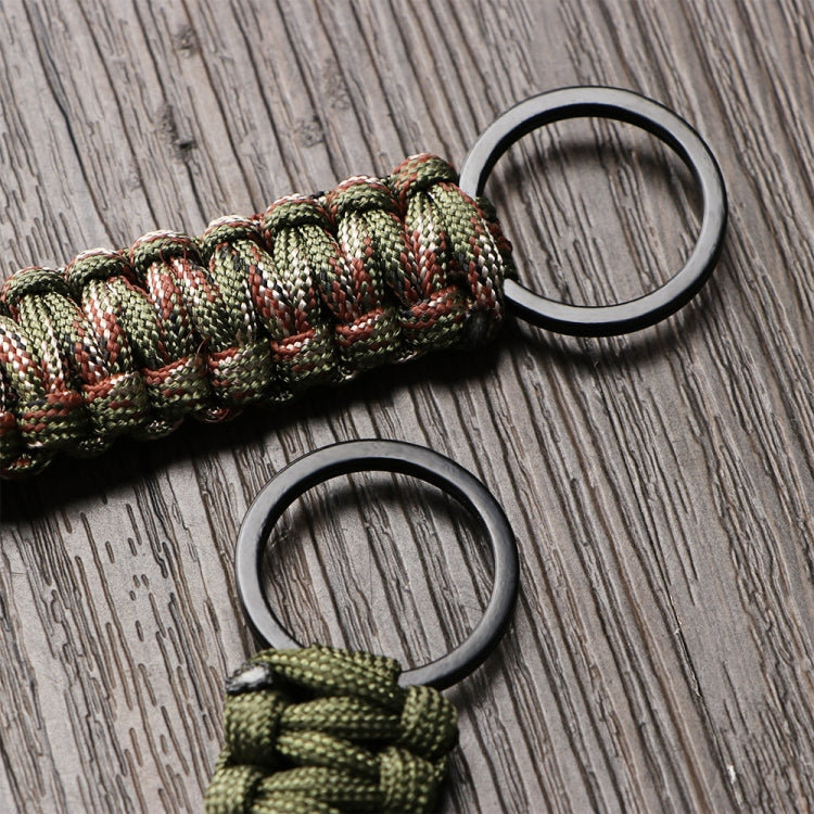 2pcs Outdoor Climbing Eagle Beak Buckle Umbrella Rope Hand-Woven Key Hanging Buckle, Hanging Buckle(Army Green Camouflage), Hanging Buckle(Black+Orange), Hanging Buckle(Black), Hanging Buckle(Army Green)