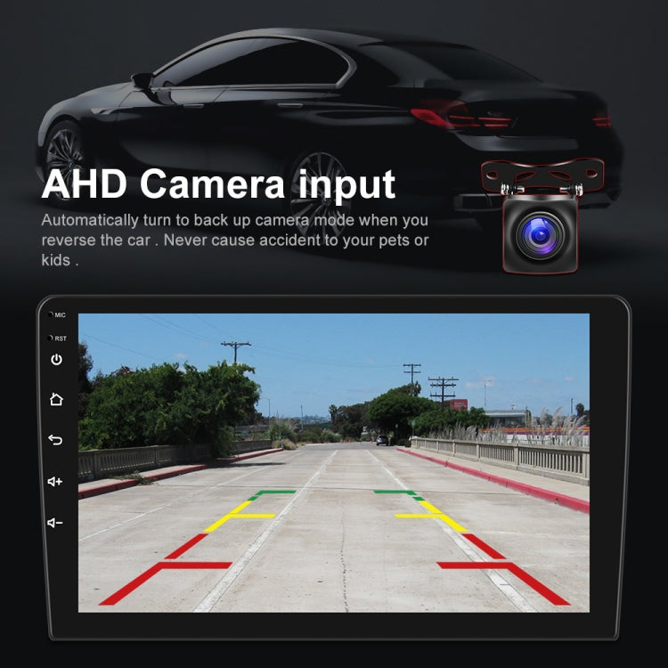 Dual-Spindle Universal Central Control Screen Car Navigator Reversing Video Player, A3012 9 Inch Android Navigation CarPlay 1+32G