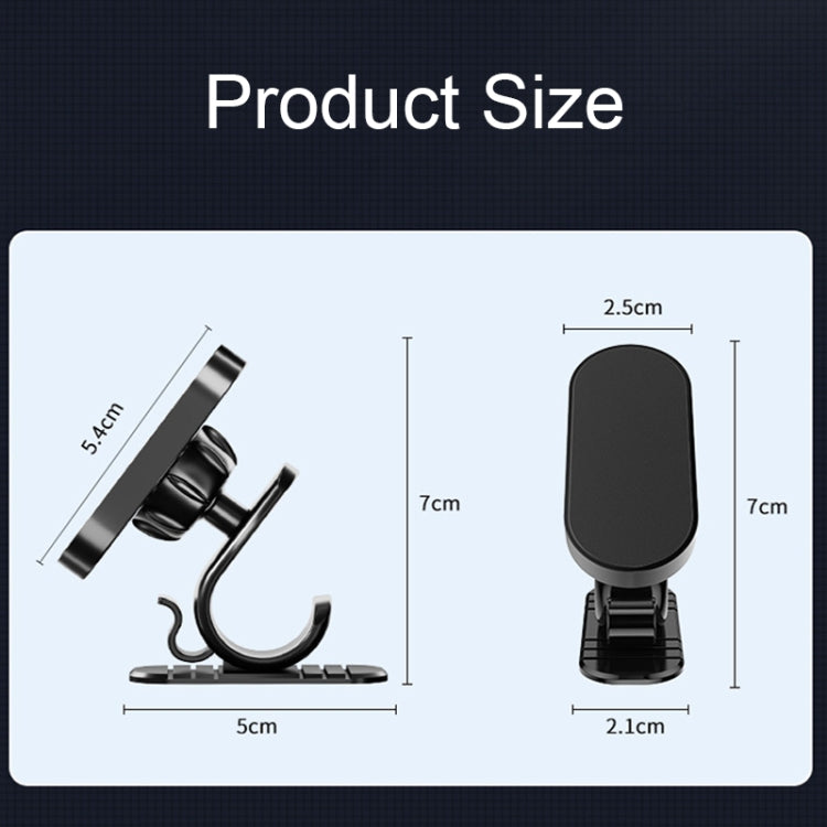 D6 360-degree Rotating Magnetic Suction Car Mobile Phone Holder, Rotating Holder