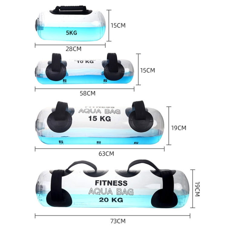 LS-SD2 Weighted Fitness Water Bag Physical Fitness Equipment, Specification:, 28x15cm 5kg, 58x15cm 10kg, 63x19 15kg, 73x19 20kg