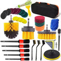 Car Air Conditioner Air Outlet Electric Drill Cleaning Brush, 40 in 1