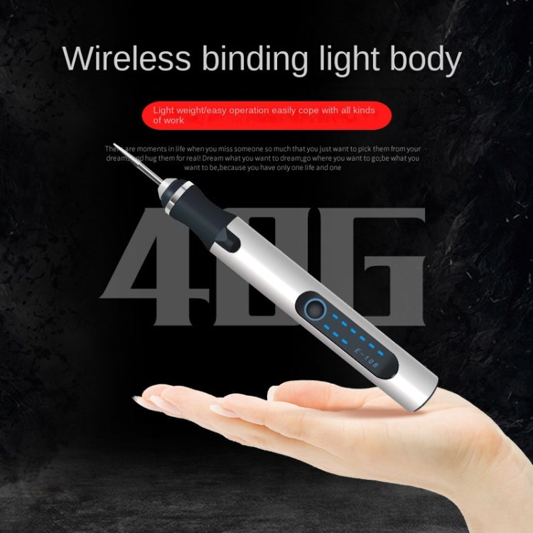 SNJ-3681 Mini Engraving Pen Wireless Polishing Electric Grinder, Style:, Roae Gold+Grinding Head, Silver+Grinding Head, Rose Gold+Grinding Head+Cutting Blade+Carving Stencil, Silver+Grinding Head+Cutting Blade+Carving Stencil