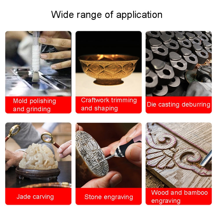 SNJ-3681 Mini Engraving Pen Wireless Polishing Electric Grinder, Style:, Roae Gold+Grinding Head, Silver+Grinding Head, Rose Gold+Grinding Head+Cutting Blade+Carving Stencil, Silver+Grinding Head+Cutting Blade+Carving Stencil