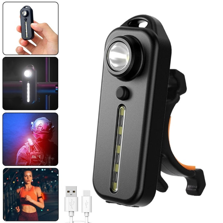 Bicycle Tail Light Type-C Rechargeable Outdoor Warning Light With Pen Clip, W677